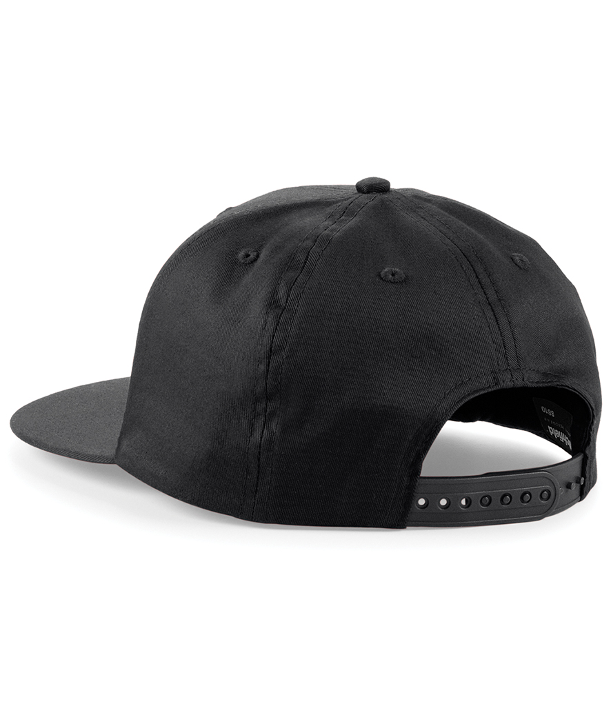 Beechfield 5 Panel Snapback Rapper Cap view 3