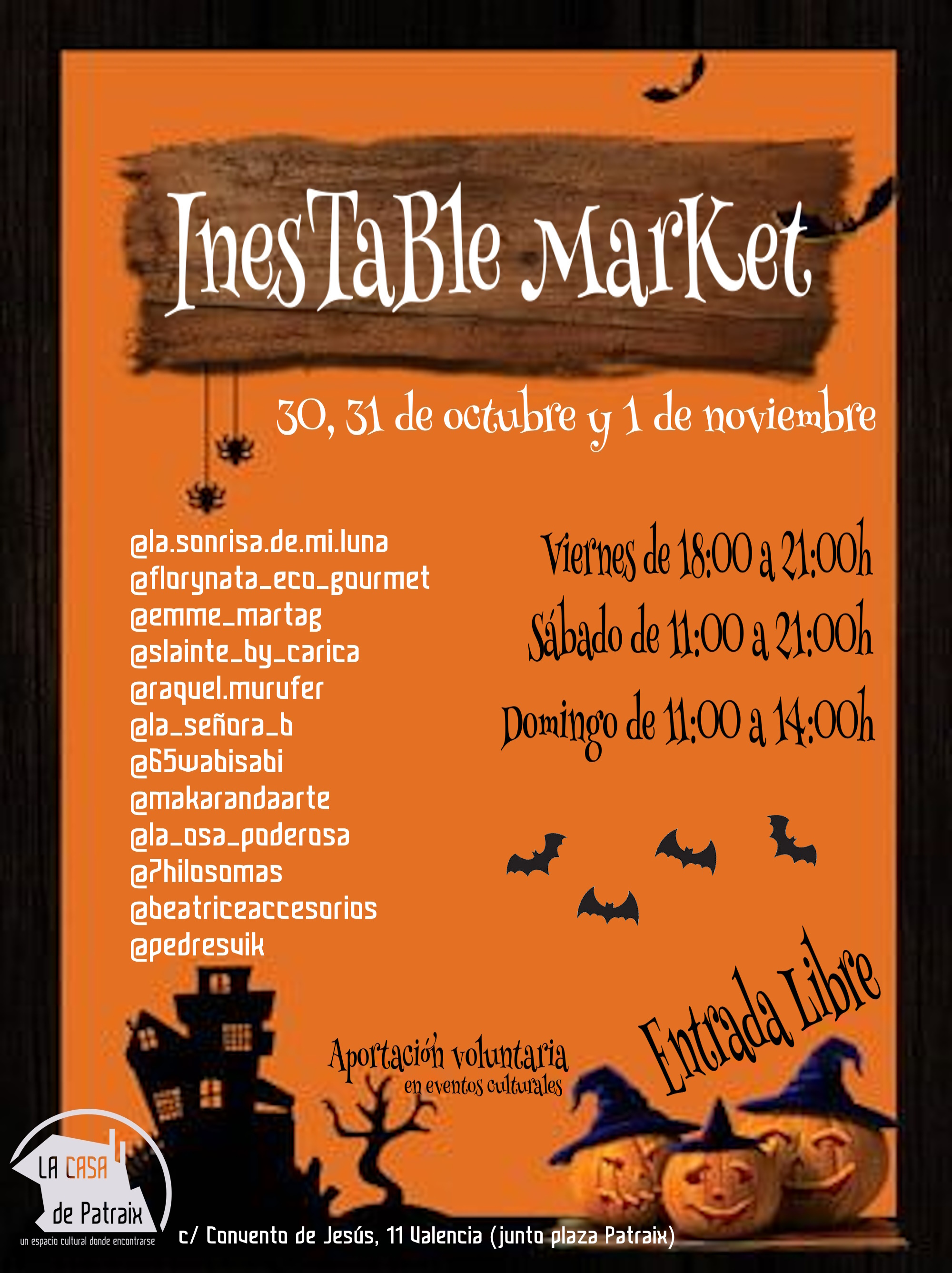 InesTaBle MarKet a La Casa de Patraix