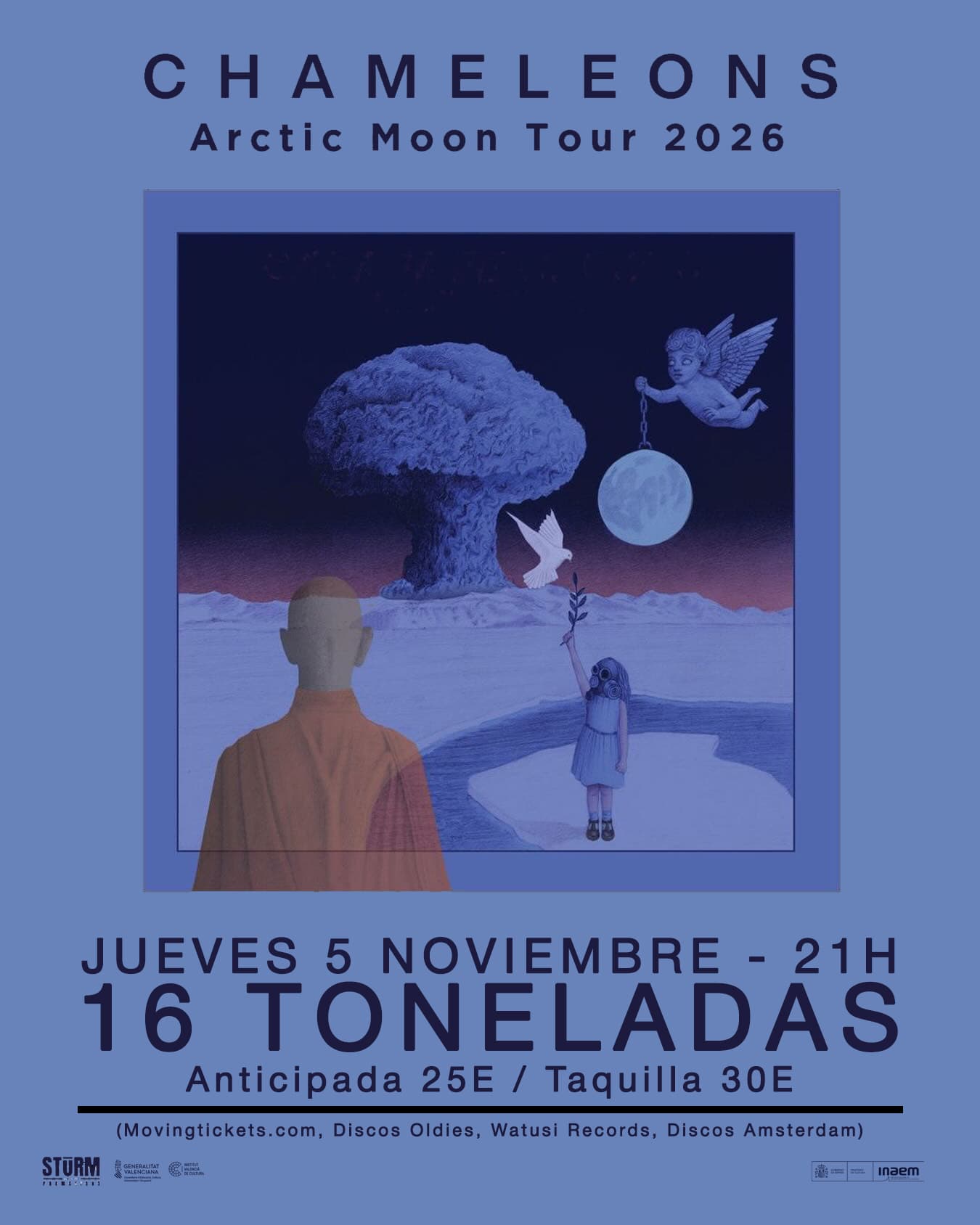 The Chameleons celebra el 40º aniversario de 'Script of the Bridge' en 16 Toneladas