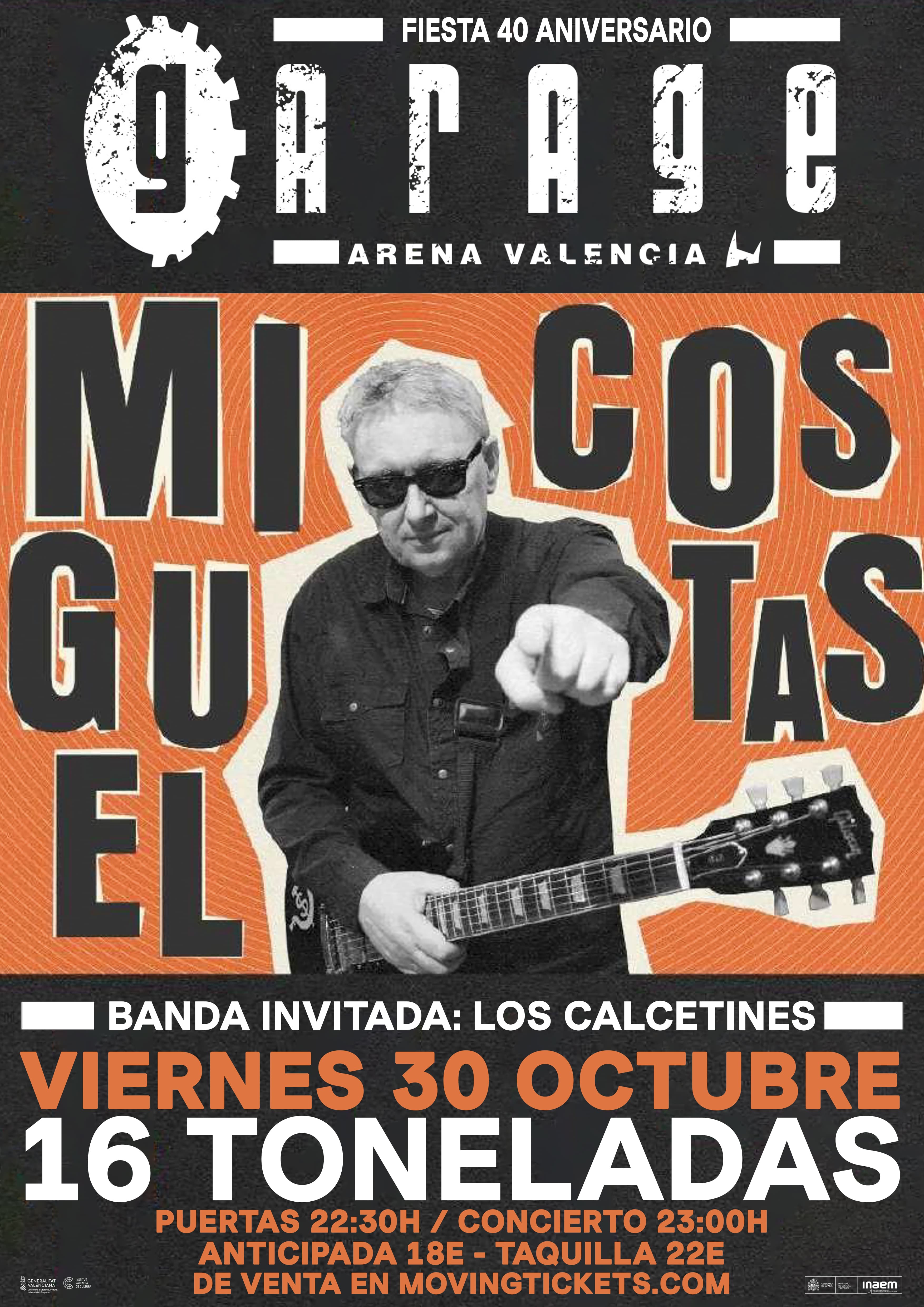 Miguel Costas + Los Calcetines al 16 Toneladas