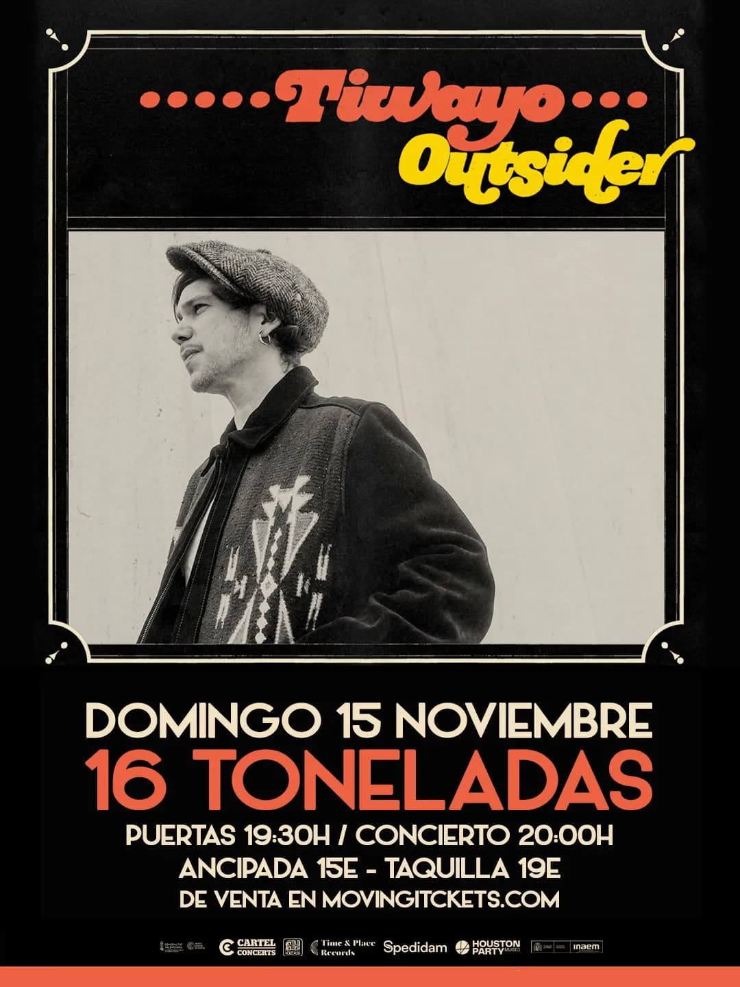 Tiwayo présente «Outsider» au 16 Toneladas