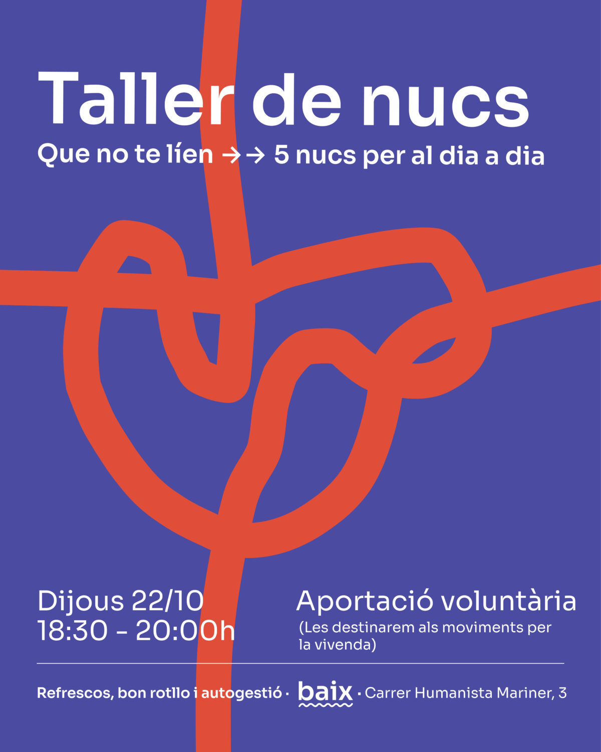 Que no te lien: 5 nudos para el día a día en baix