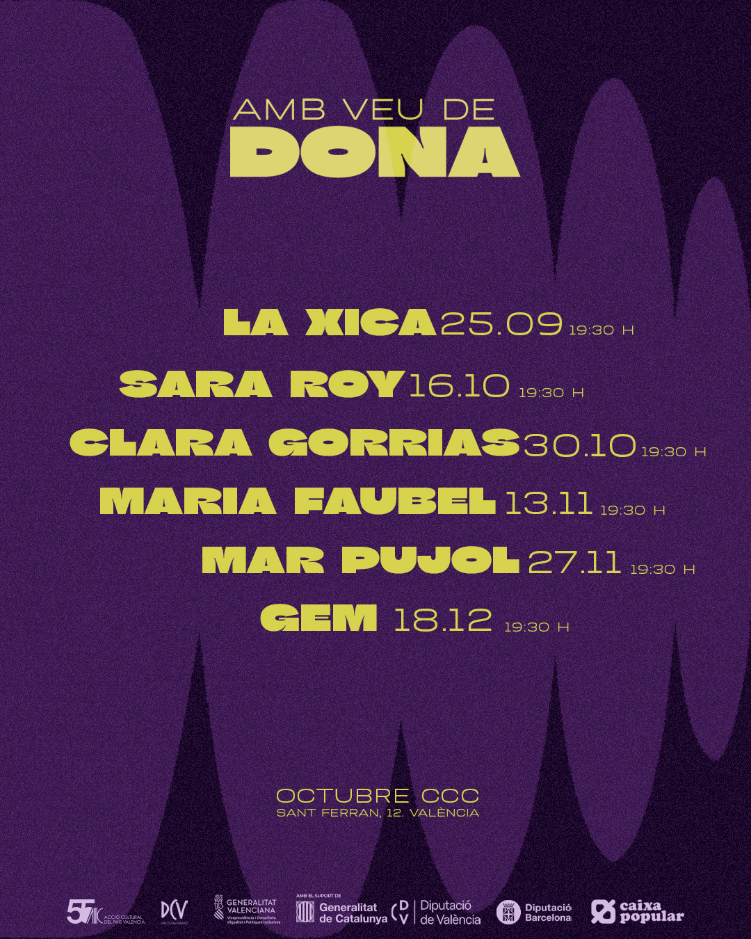 Amb veu de dona: Clara Gorrias a l'Octubre Centre de Cultura Contemporània