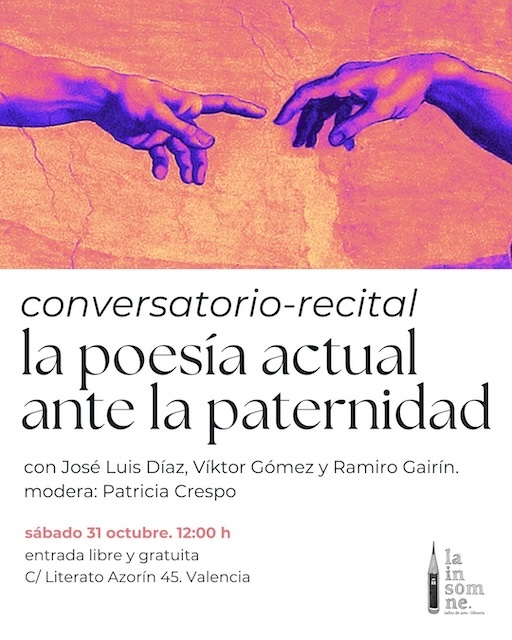La poesía actual ante la paternidad en La Insomne Librería