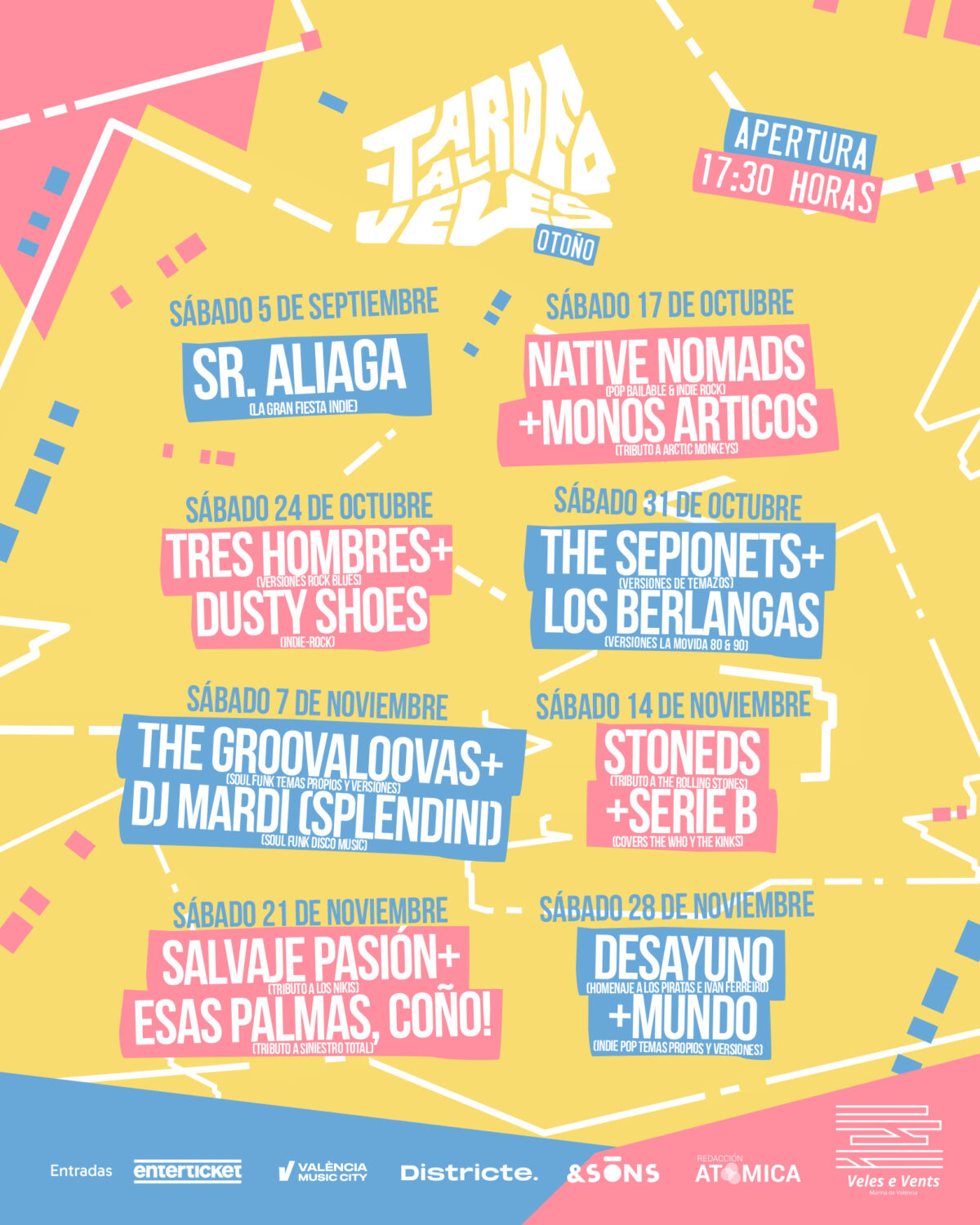 Tardeo al Veles: The Sepionets, Tribute and Live Music at Marina de València