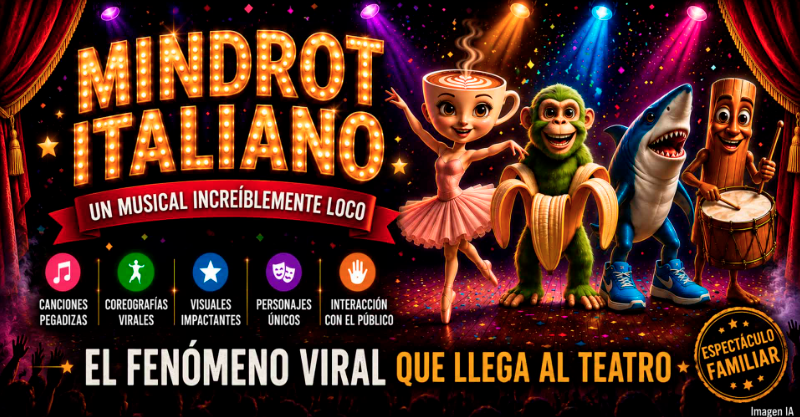 Mindrot Italiano – El Delirio Musical en Teatro Flumen