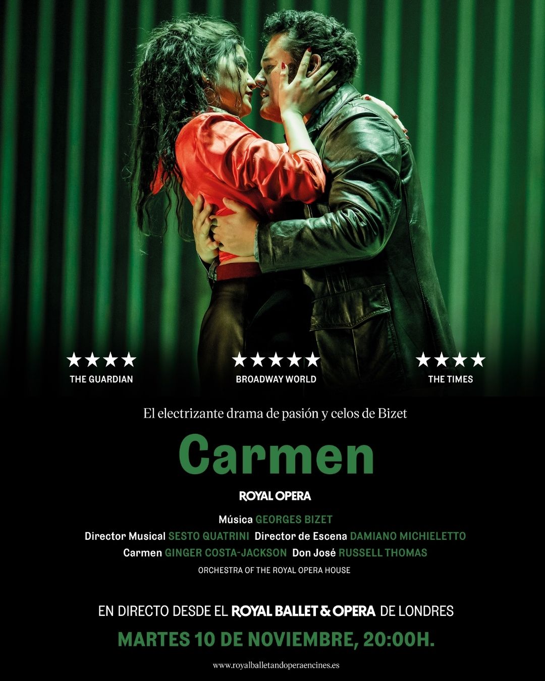 Royal Ballet & Opera: Carmen ai Cines Lys