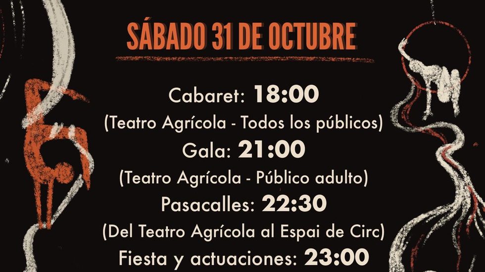 Cabaret de Halloween de l'AVAC al Teatre l'Agrícola