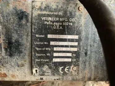 Vermeer 50 x100 A/ Horizontal Directional Drill/ 2000 (14)