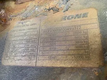 Krone SD /2011/ curtain side semi trailer (88)