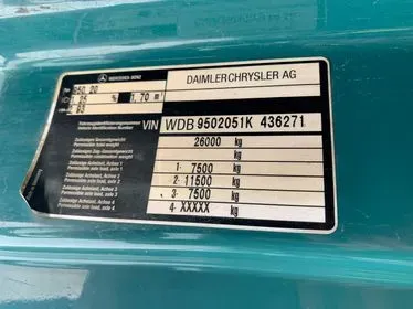 Mercedes Benz Actros 2540L 6x2/ 1999/ Loader Crane/ Atlas 190.2E-A4  (49)