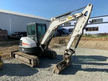Bobcat E 50/ 2013/ 8352 Motohours/ mini excavator  (6)
