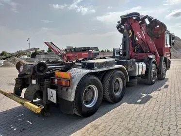 Mercedes Benz Actros 4144 8x4/ 2007/ 438000km/ EURO 4/ container carier/crane (9)