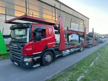 Scania P 420 LB 4X2 + RIMO PL4/2006/ Autotransporter  (1)
