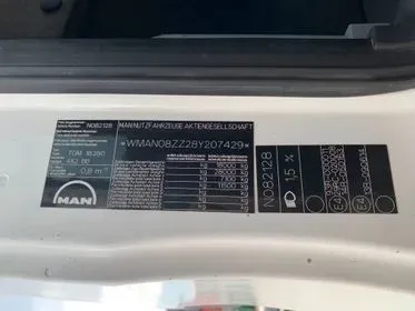 MAN TGM 18.280/ 2008/ hook lift truck / 509 412 km  (64)