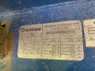 Krone SD 2013/ curtain side semi trailer (60)