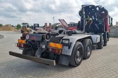 Mercedes Benz Actros  4144  8x4/ container carier/ crane/ 655089 km/ 2008 (6)