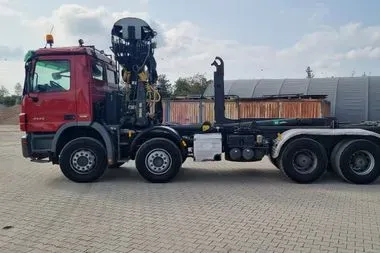 Mercedes Benz Actros  4144  8x4/ container carier/ crane/ 655089 km/ 2008 (7)