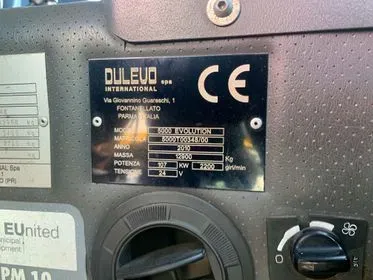 Dulevo 5011/ 2010/ sweeper /9582 MTH /  zametač se zásobníkem  (60)