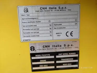 New Holland B115B/ 2008/ 7385 motohours  (14)