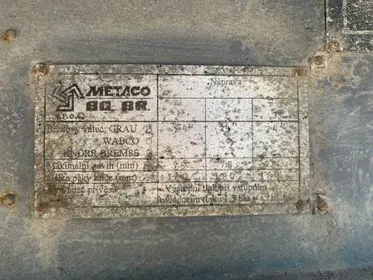 METACO BO.BR SD 338 A/ 2001/ tipper semi trailer  (43)