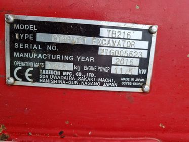 TAKEUCHI TB 216 (25)