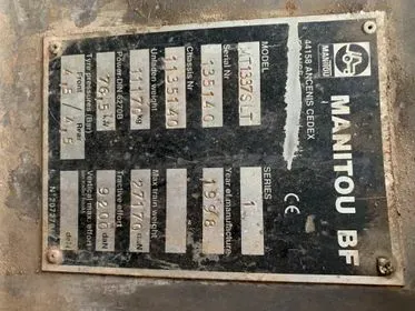 Manitou MT 1337 SL T/ 1998/ 4020 Mth  (72)