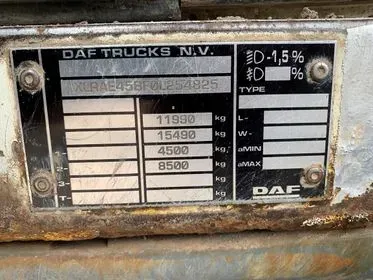 DAF LF 45.170/ 2004/ EURO 3/ 355000km / Container carrier (54)