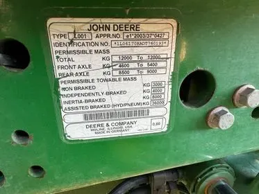 John Deere 6170r / 170 HP/ 9 360 hours/  2015 (23)