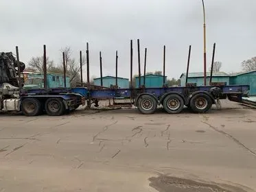 Scania P420 + přívěs na přepravu dřeva / 2005 / 730 000 km (10)