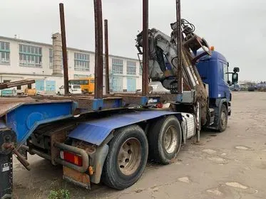 Scania P420 + přívěs na přepravu dřeva / 2005 / 730 000 km (6)