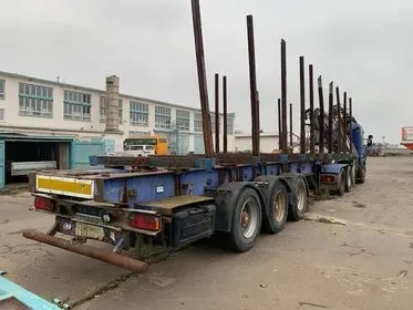 Scania P420 + přívěs na přepravu dřeva / 2005 / 730 000 km (7)