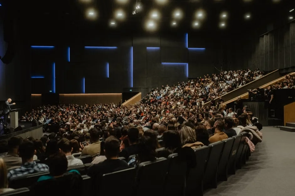 Students in a lecture hall