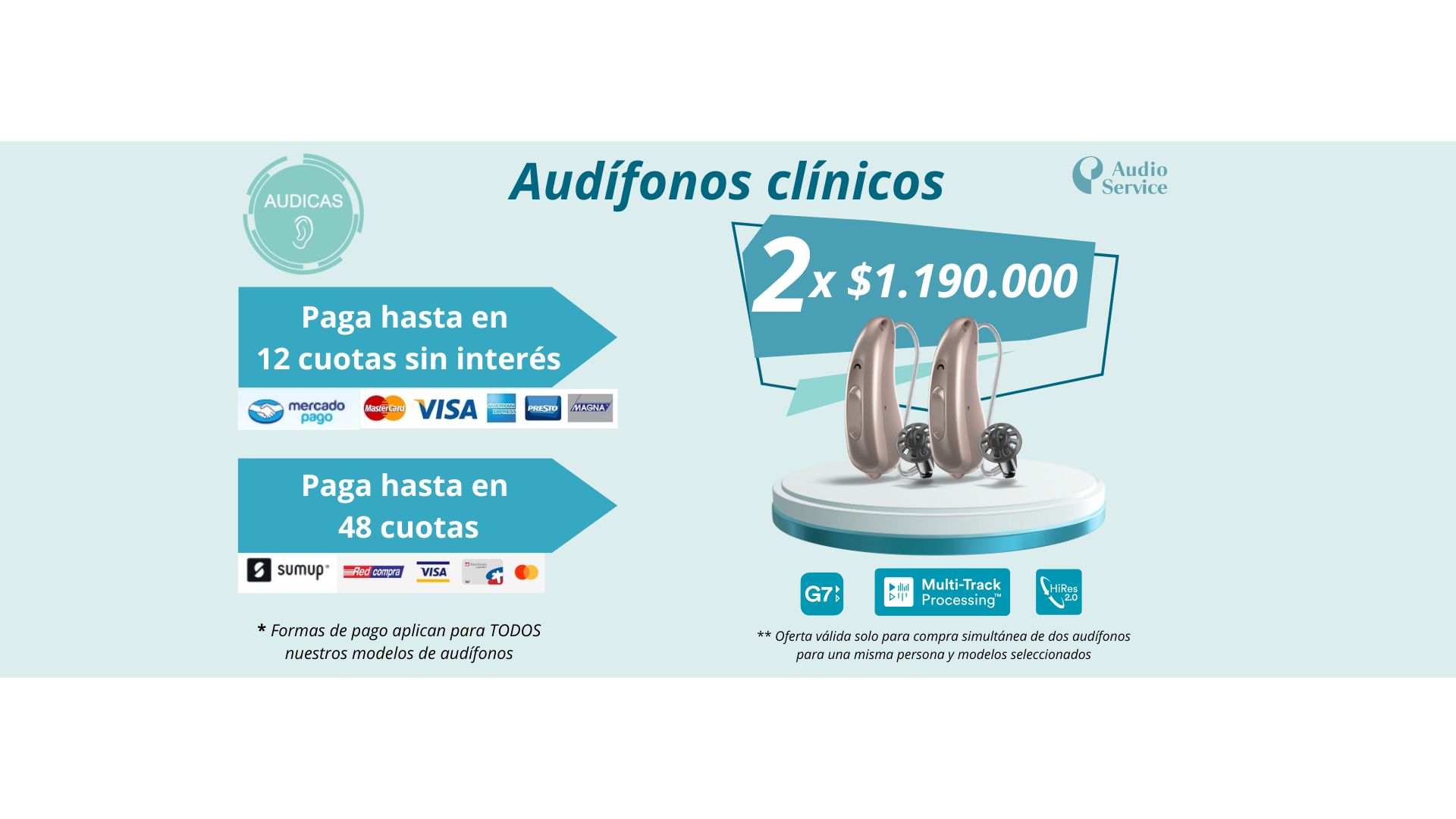 Banner de Audicas