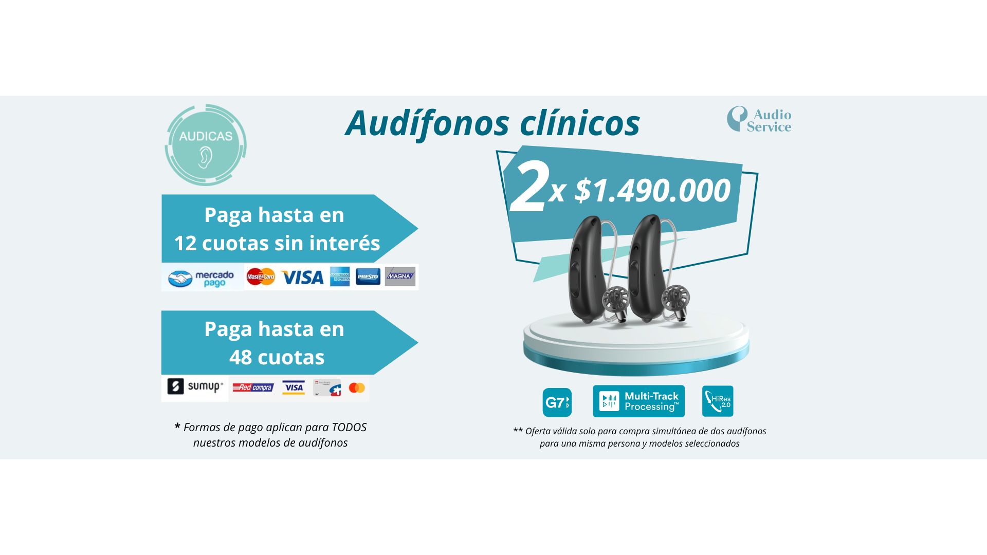 Banner de Audicas