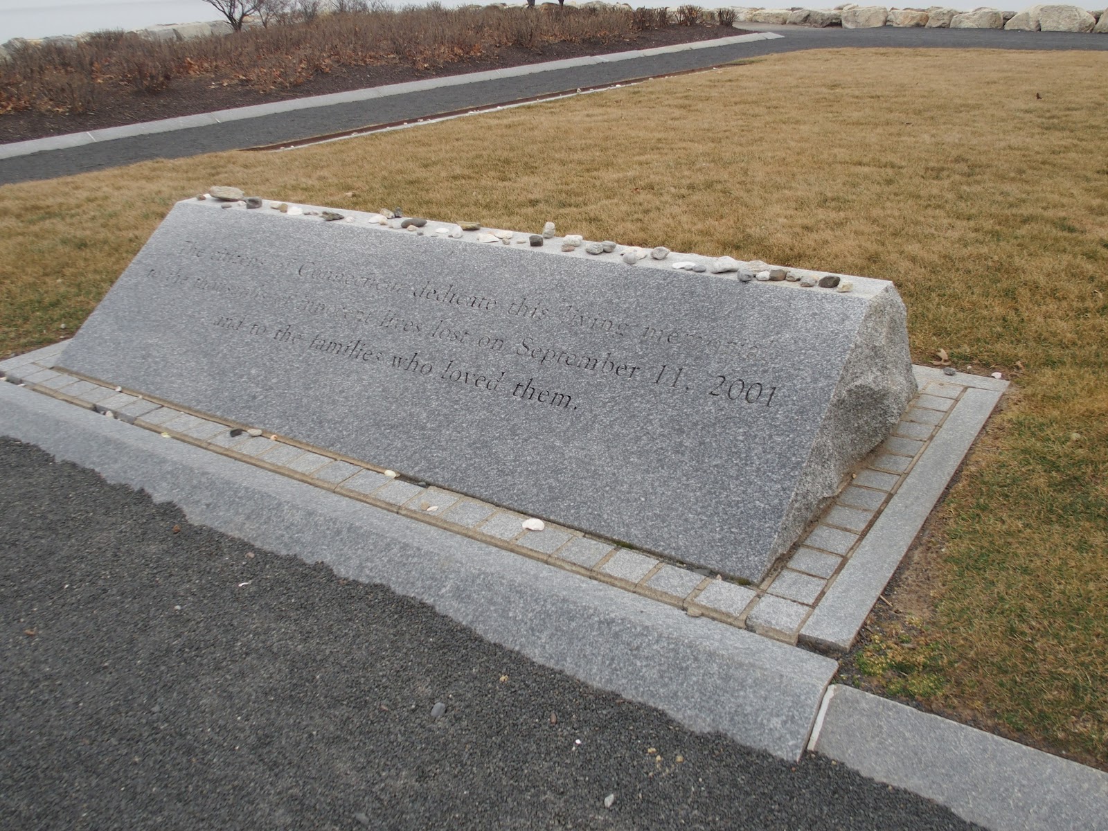 9/11 Memorial cemetery grounds and headstones