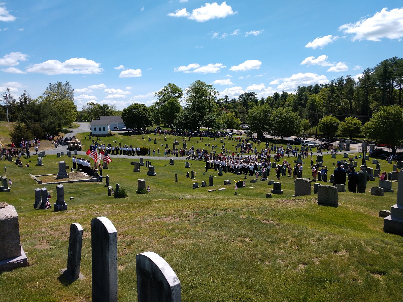 Acotes Hill Cemetery cemetery grounds and headstones