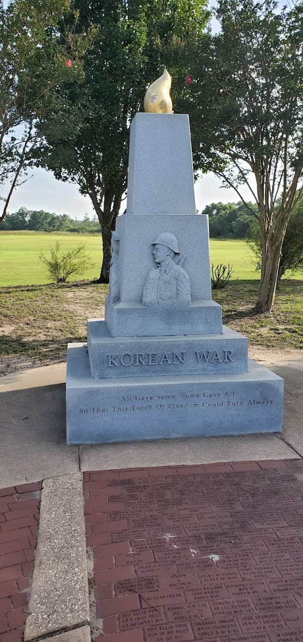 Alabama Korean War Memorial grounds