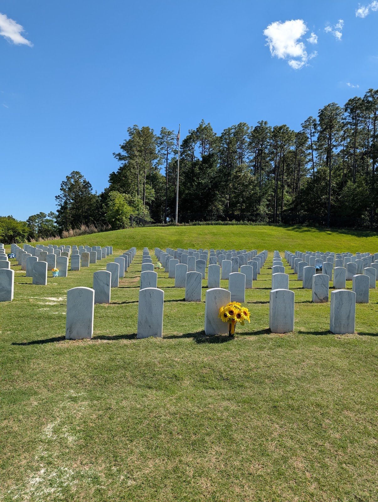 Alabama State Veterans Memorial Cemetery at Spanish Fort headstone and grounds