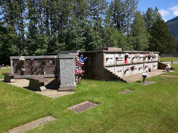 Alaskan Memorial Park & Legacy Funeral Homes grounds