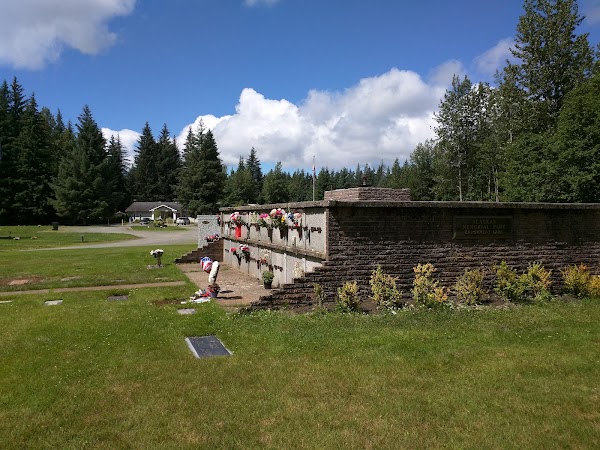 Alaskan Memorial Park & Legacy Funeral Homes grounds