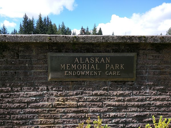 Alaskan Memorial Park & Legacy Funeral Homes grounds