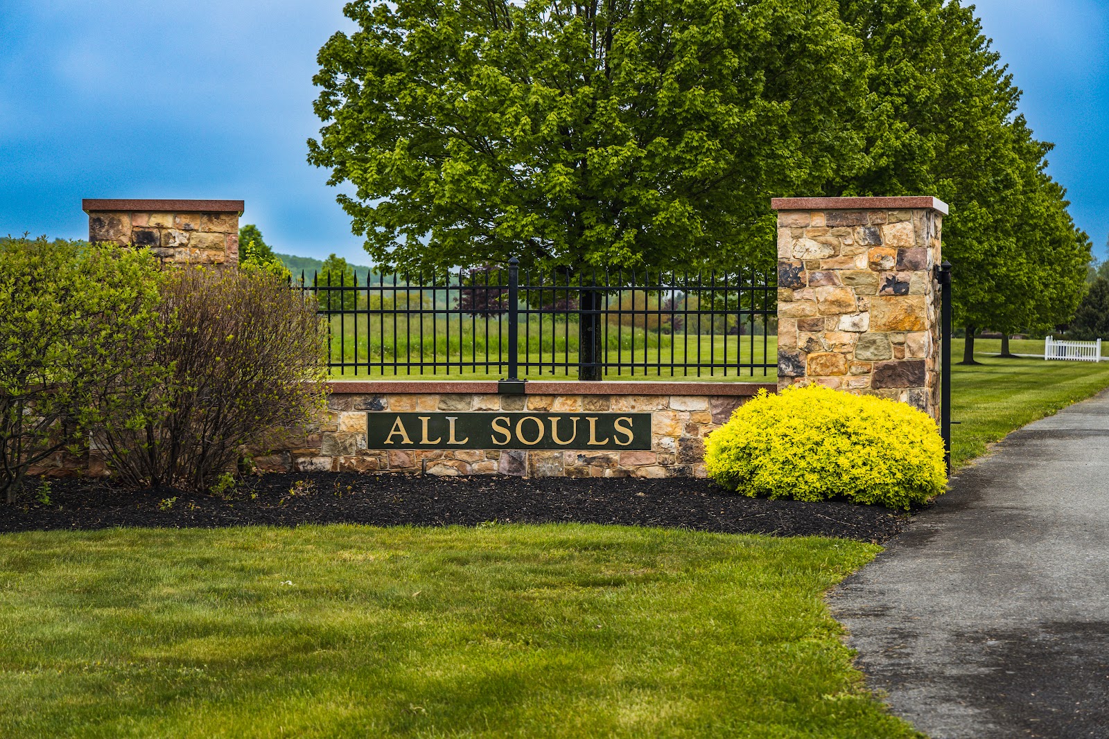 All Souls Cemetery cemetery grounds and headstones