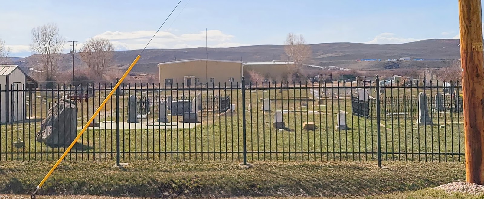 Almy Cemetery cemetery grounds and headstones