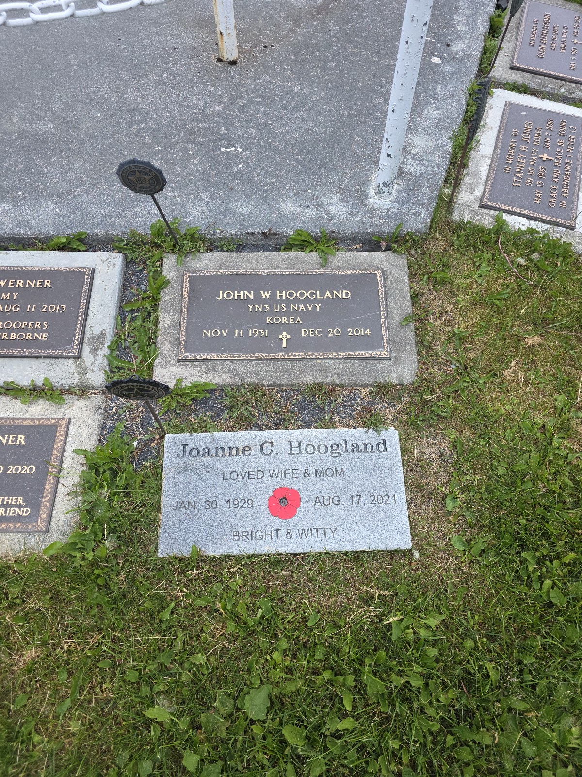American Legion Cemetery headstone and grounds