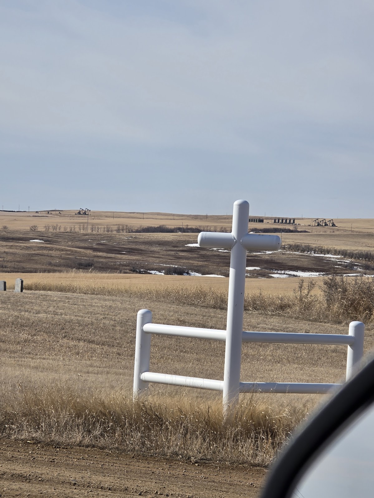 Antelope Cemetery headstone and grounds