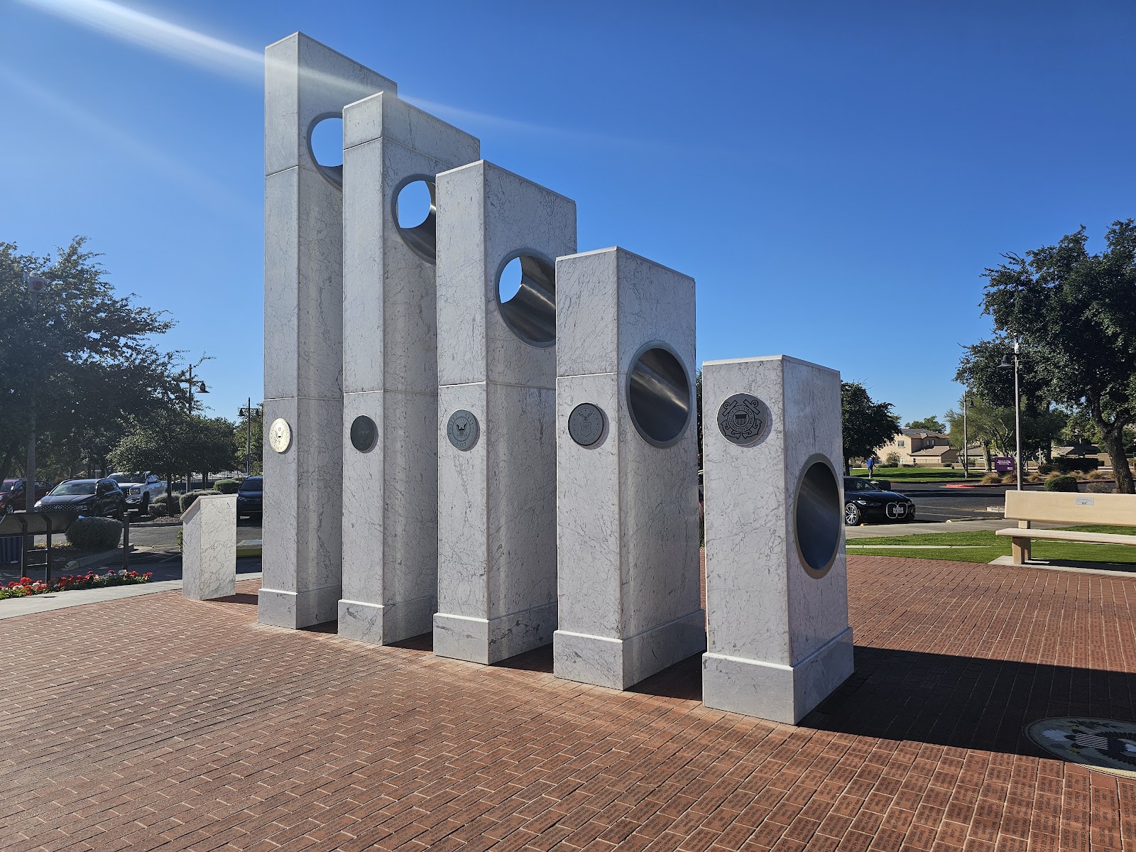 Anthem Veterans Memorial cemetery grounds and headstones