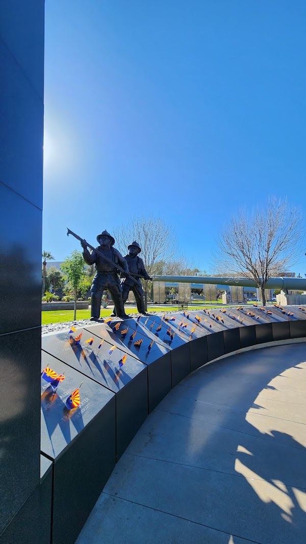 Arizona Firefighters Memorial Park grounds