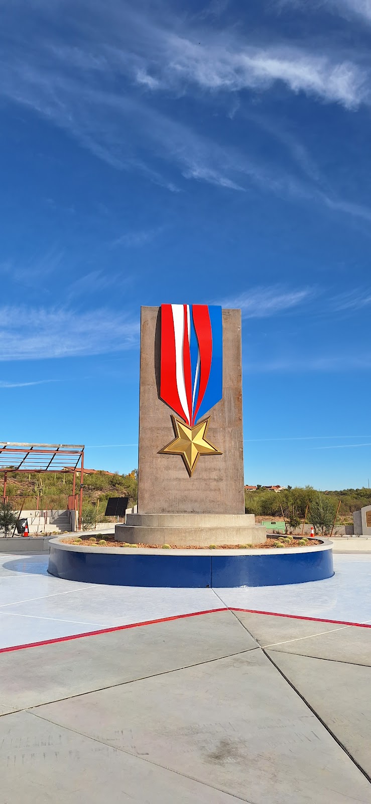 Arizona Heroes Memorial cemetery grounds and headstones