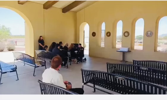 Arizona Veterans' Memorial Cemetery at Marana grounds